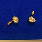 ビーンピアス_18k Gold Plating
