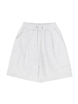 バミューダワイドカーゴパンツ / P1013 BERMUDA WIDE CARGO PANTS_WHITEMELANGE