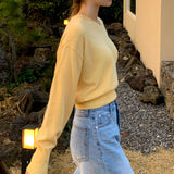 ソフトVネックニットウェア / [Bellide made] Soft V-neck knitwear