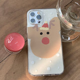 ルドルフ_スノークリスマスフォーンケーススマホグリップセット_グリッター