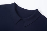 ミニマル カラー サマーニット Minimal Collar Summer Knit