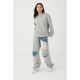 LSD COLLECTION_Destroyed Denim Sweatpants (6652502048886)
