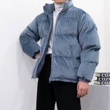 [Unisex] 2wayベルベットショートダウンジャケット