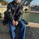 ASCLO Eiffel Wide Crack Denim