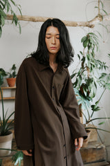 ユニセックスジャングルロングシャツ