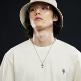 オーバーフィットマシュマロポイントショートスリーブT/OVERFIT MARSHMALLOW POINT SHORT-SLEEVED T-CREAM