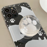 Shawdow Cat White Bead Tok