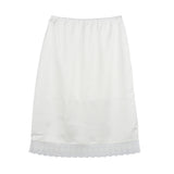 サテンレースミディスカート /Satin Lace midi skirt [3 Color]
