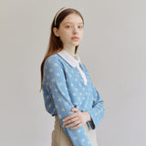 BLOOM COLLAR T-SHIRT_BLUE (6600102772854)