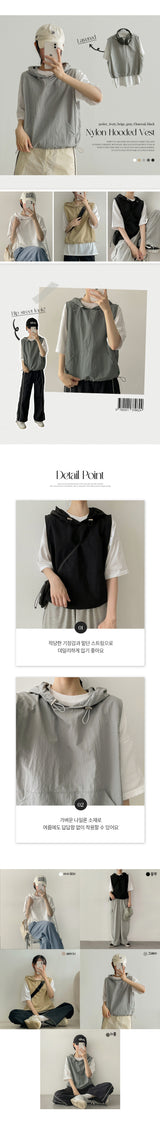 Wins Nylon String Cropped Vest