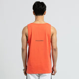 アイスクリームプリントスリーブレスTシャツ / ICE CREAM PRINTING SLEEVLESS T-STONE RED