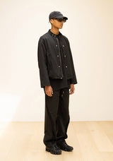 ストレインメッシュアップジップアップパンツ/STRAIN MESHUP ZIP PANTS