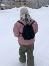 Furry mini back pack