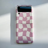 Checkerboard Pink Zflip Case (6674541969526)