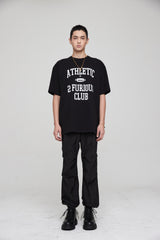 アスレチックオーバーサイズTシャツ /ATHLETIC OVERSIZED T-SHIRT BLACK