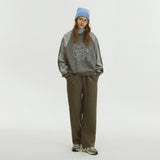 HUDDLING PENGUIN RAGLAN SWEATSHIRT_GRAY