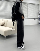 ラグランハイネックオーバーフィットスウェットシャツ/SI Raglan high neck overfit sweatshirt (2 colors)