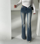 Milky Spandex Bootcut Jeans
