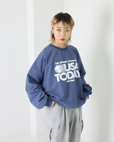 USAナイロンユニフォームスウェット / USA Nylon Uniform Sweatshirt_2color