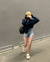 チャランスナップリブTシャツ
