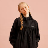 チェリーフーディーウィンドウブレーカー／CHERRY HOODIE WINDBREAKER [BLACK]