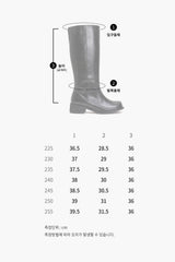 ジェーンロングブーツ / JANE LONG BOOTS_3COLORS