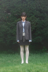 CLASSIC RIBBON JACKET (CHARCOAL)