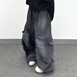 オイルブラックカーゴバルーンパンツ