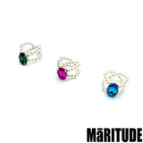 サークルキュービックリング / CIRCLE CUBIC RINGS (3COLOR)