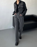 ワッフルピグメントパンツ / SI Waffle Pigment Pants (2 colors)