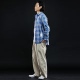 ワンタックワイドフィットパンツ/ONE TUCK WIDE FIT PANTS-OATMEAL