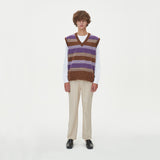 CASHLIKE BLENDED KNIT VEST_PURPLE (6610824691830)