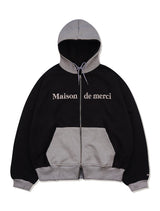 UNISEX 2ウェイツートーンドロップフィットフードジップアップ(FCD1ZP101M)