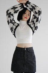アーガイルニットボレロ / Argyle Knit Bolero (3color)