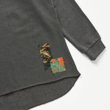 [Patchwork Sweatshirt] Charcoal (6626238136438)