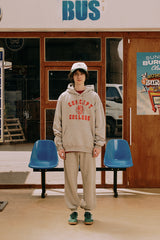 クラシックビッグロゴパーカ・グレー［ユニセックス］/ Classic Big Logo Unisex Gray Hoodie