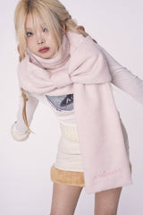 Ribbon Muffler_Fairy pink