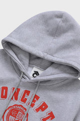 クラシックビッグロゴパーカ・グレー［ユニセックス］/ Classic Big Logo Unisex Gray Hoodie