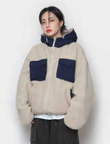 Dumble Teddy hooded jacket