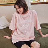 フラワー 半袖 Tシャツ / Flower T-Shirts Pink