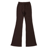ニットスリムブーツカットパンツ / KNITTED SLIM BOOTSCUT PANTS