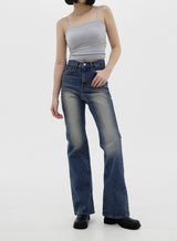 No.7089 マイルブーツカットデニムパンツ/No.7089 Mile bootcut denim pants