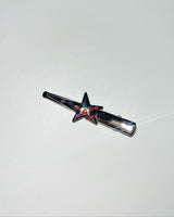 Silver big star multi cubic hairpin
