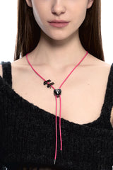 NO.483 [BLACK] ハートコードロックネックレス