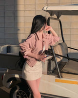 [Bellide made] Bubble Hidden Cropped Field Jacket