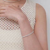 シルバーカテナブレスレット / silver katena bracelet (vermeil)