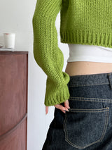 バルククロップニット/Bulk Crop Knit (3color)