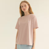 スタンダードロゴラウンドネックTシャツ / Standard Logo Ronud Neck T-shirt (Pink)