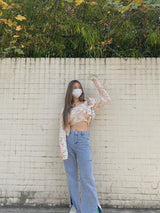 cotton candy cardigan set (6686089904246)