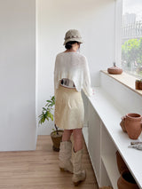 プレッツェルクロップカーディガン / Pretzel Crop Cardigan (4color)